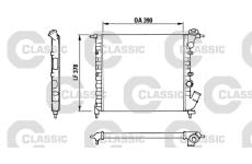 Chladič, chlazení motoru VALEO 316655