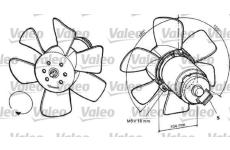 Větrák, chlazení motoru VALEO 696031