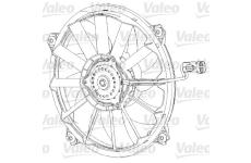 Ventilátor chladenia motora VALEO 696091