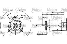 Elektromotor, větrák chladiče VALEO 698004