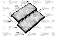 Filter vnútorného priestoru VALEO 715522