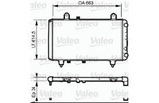Chladič motora VALEO 730040