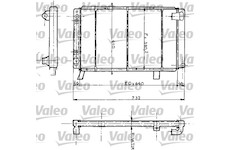 Chladič, chlazení motoru VALEO 730069