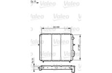 Chladič motora VALEO 730183