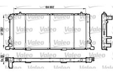 Chladič, chlazení motoru VALEO 730349