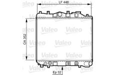 Chladič, chlazení motoru VALEO 730435