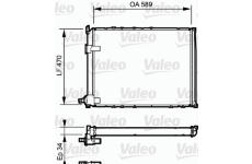 Chladič, chlazení motoru VALEO 730548