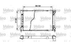 Chladič, chlazení motoru VALEO 730629