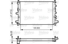 Chladič, chlazení motoru VALEO 730856