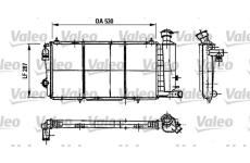 Chladič, chlazení motoru VALEO 730897