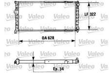 Chladič motora VALEO 730945