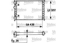 Chladič, chlazení motoru VALEO 730946