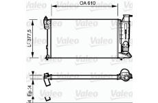 Chladič motora VALEO 730985