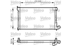 Chladič motora VALEO 731289