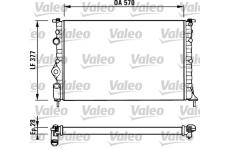 Chladič, chlazení motoru VALEO 731379