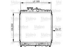 Chladič motora VALEO 731469