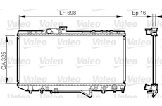 Chladič, chlazení motoru VALEO 731694