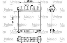 Chladič, chlazení motoru VALEO 731804
