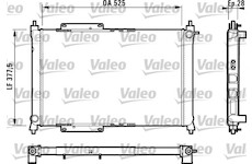 Chladič, chlazení motoru VALEO 731816