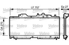 Chladič, chlazení motoru VALEO 731977