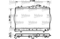 Chladič, chlazení motoru VALEO 732488