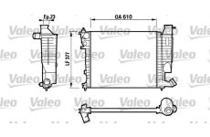 Chladič motora VALEO 732535