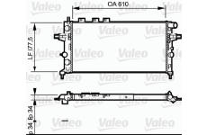 Chladič motora VALEO 732550