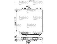 Chladič, chlazení motoru VALEO 732719