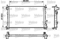 Chladič, chlazení motoru VALEO 732732