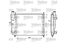 Chladič, chlazení motoru VALEO 732788