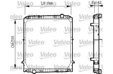 Chladič, chlazení motoru VALEO 733486