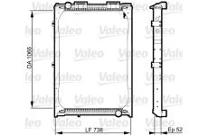 Chladič, chlazení motoru VALEO 733529