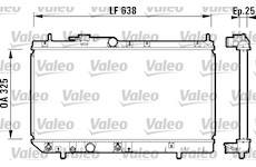 Chladič, chlazení motoru VALEO 734102