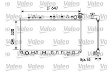 Chladič, chlazení motoru VALEO 734151