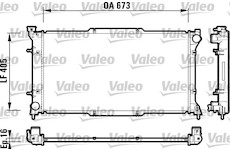 Chladič, chlazení motoru VALEO 734158