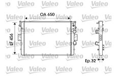 Chladič, chlazení motoru VALEO 734231