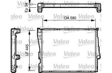 Chladič, chlazení motoru VALEO 734276