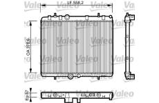 Chladič, chlazení motoru VALEO 734463