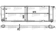 Chladič, chlazení motoru VALEO 734586