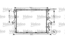 Chladič, chlazení motoru VALEO 734741