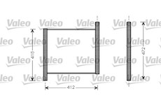 Chladič, chlazení motoru VALEO 734848