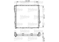 Chladič, chlazení motoru VALEO 734894