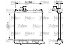 Chladič, chlazení motoru VALEO 734917