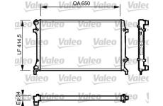 Chladič, chlazení motoru VALEO 735120