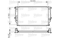 Chladič, chlazení motoru VALEO 735216
