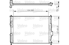 Chladič, chlazení motoru VALEO 735281