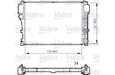 Chladič, chlazení motoru VALEO 735298