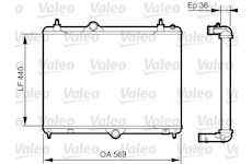 Chladič, chlazení motoru VALEO 735371