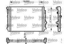 Chladič, chlazení motoru VALEO 735549