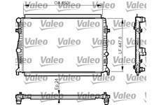 Chladič, chlazení motoru VALEO 735556